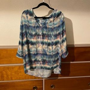 Multi color summer blouse